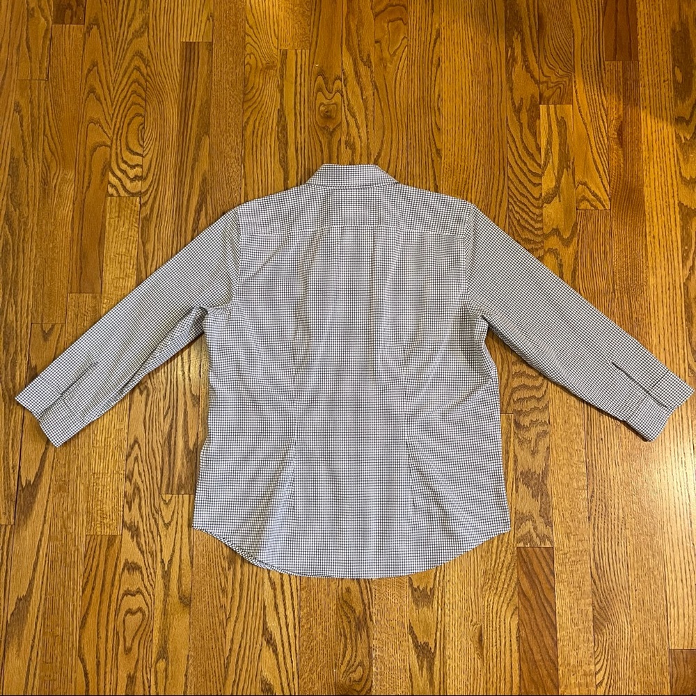 LRL Non Iron 3/4 Sleeve Button Down Shirt - Picture 4 of 11
